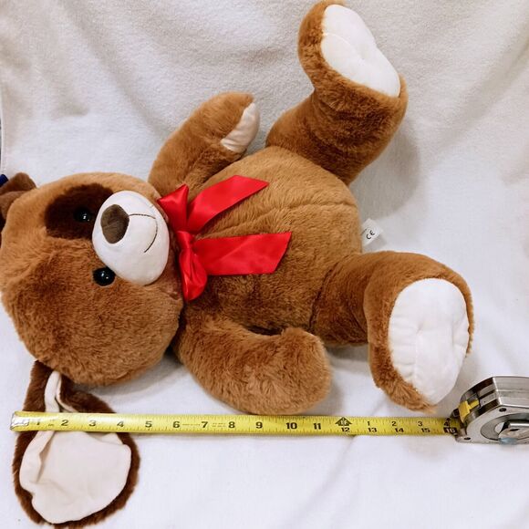 Teddy Bear 15" Kellytoy Plush BROWN Soft Floppy Ears Collect VIntage New w Tags - Picture 11 of 16